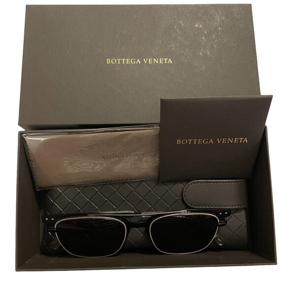 NEW Bottega Veneta BV0095SA Acetate Titanium Sunglasses - Picture 5 of 6